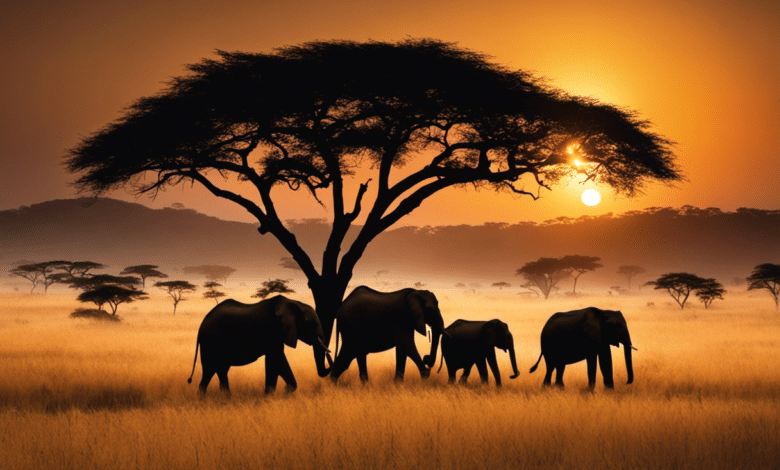An image showcasing the raw beauty of Africa's best safaris